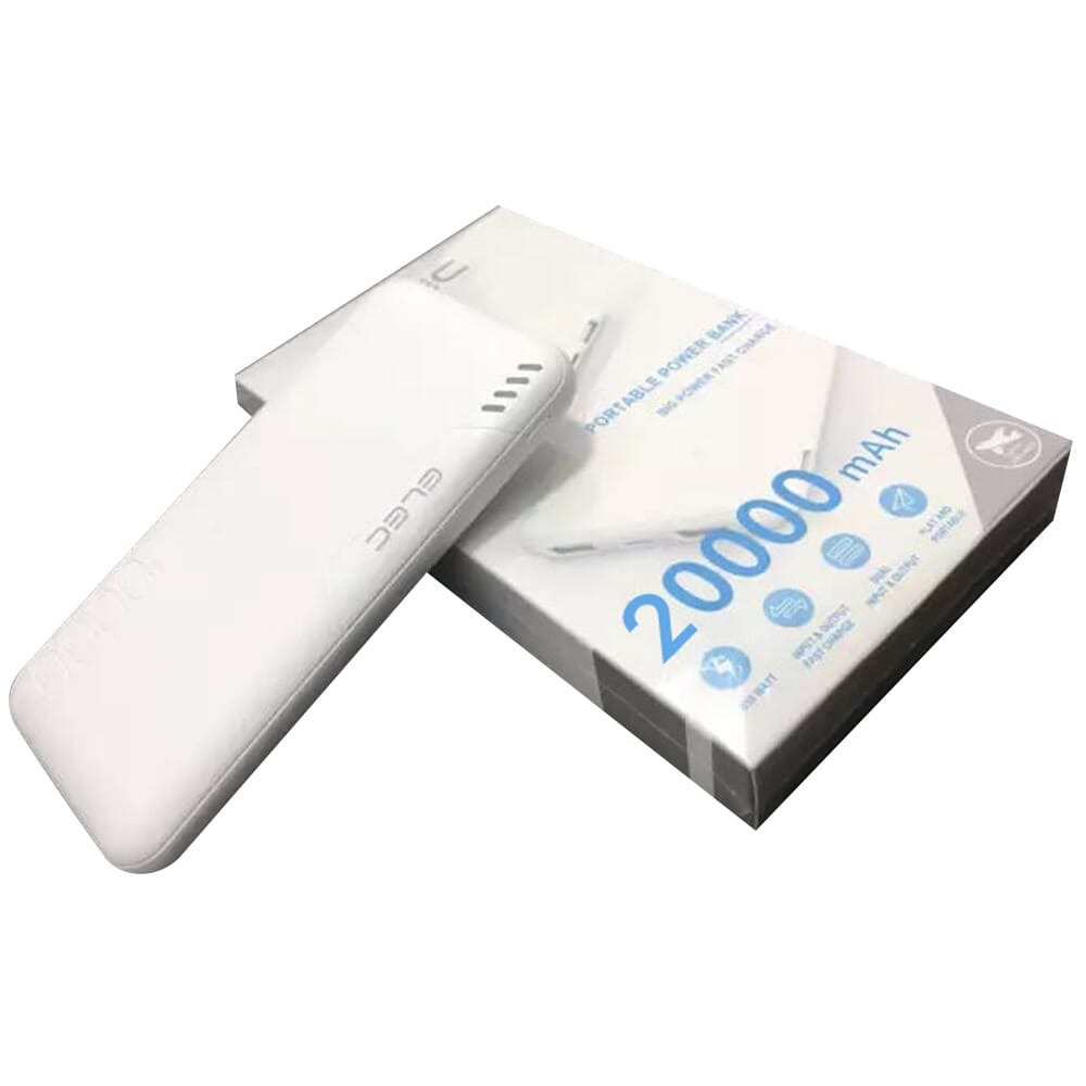 Elec 20000mAh Power Bank โ PD Fast Charging, High-Capacity Portable Charger