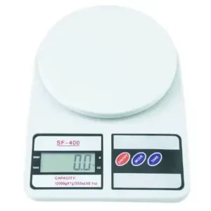Best Imported Digital Food Kitchen Scale SF-400 With LCD Display | Grams and Ounces for Weight Loss, Baking, Cooking, Keto and Meal Prep, Medium, Stainless Steel weight Machine For Vegetable